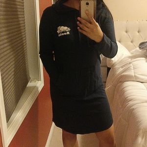 Roots Long Sleeve Hooded Dress